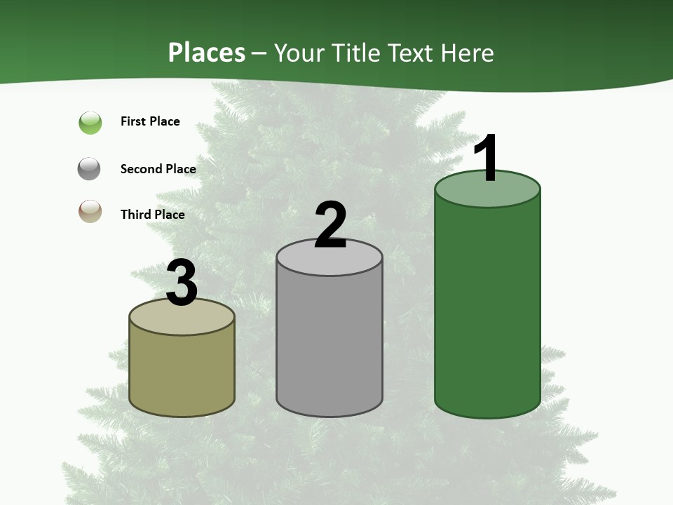 White Holiday Christmas PowerPoint Template