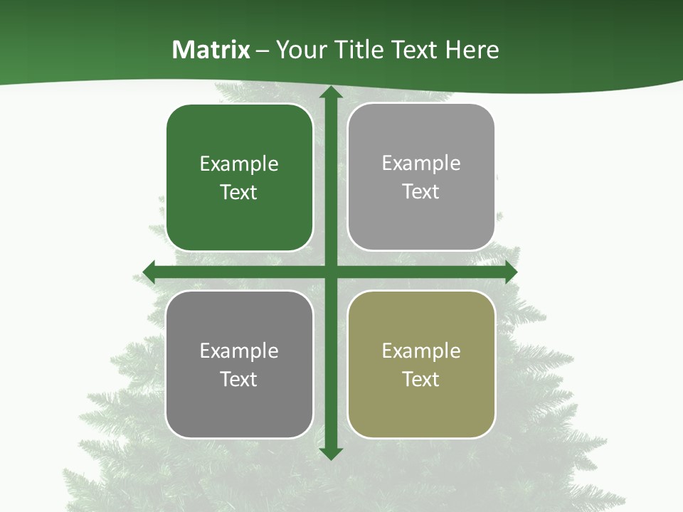 White Holiday Christmas PowerPoint Template