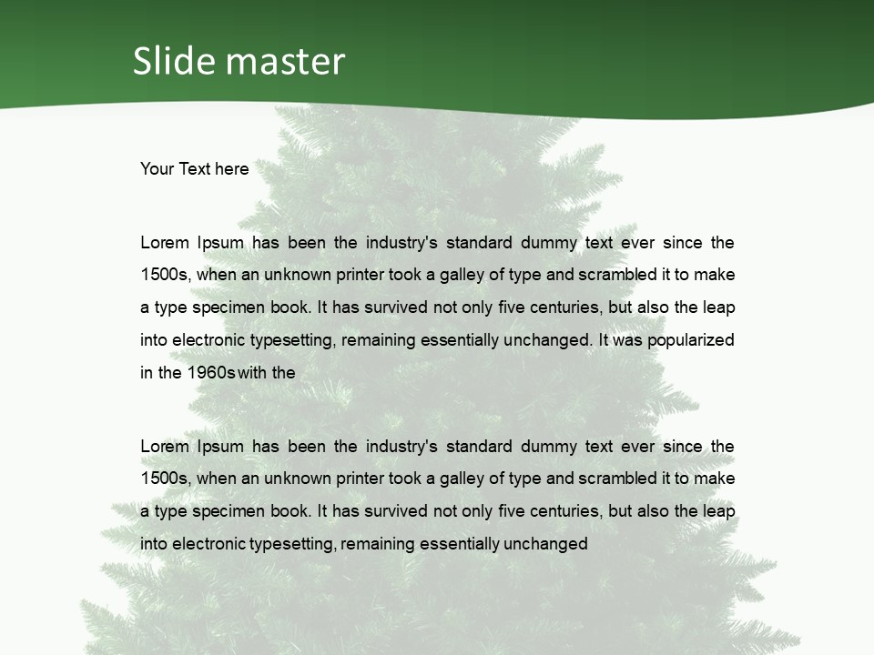 White Holiday Christmas PowerPoint Template