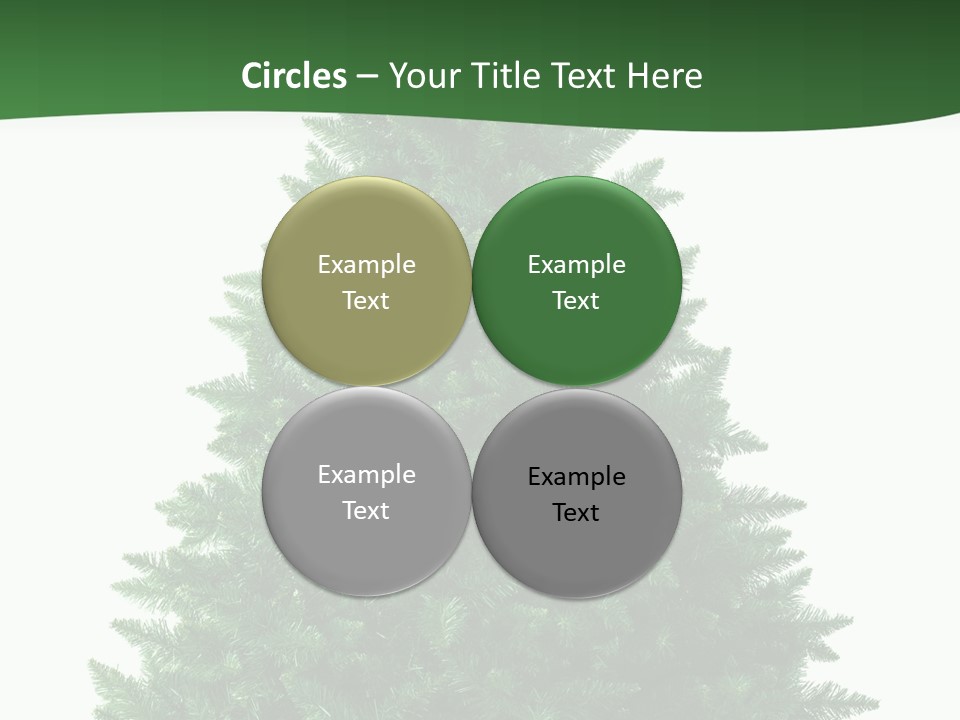 White Holiday Christmas PowerPoint Template