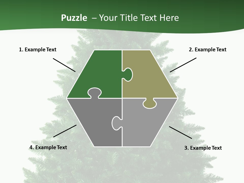 White Holiday Christmas PowerPoint Template