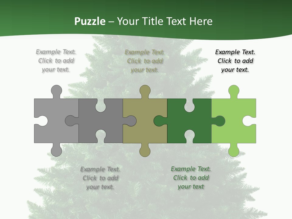 White Holiday Christmas PowerPoint Template