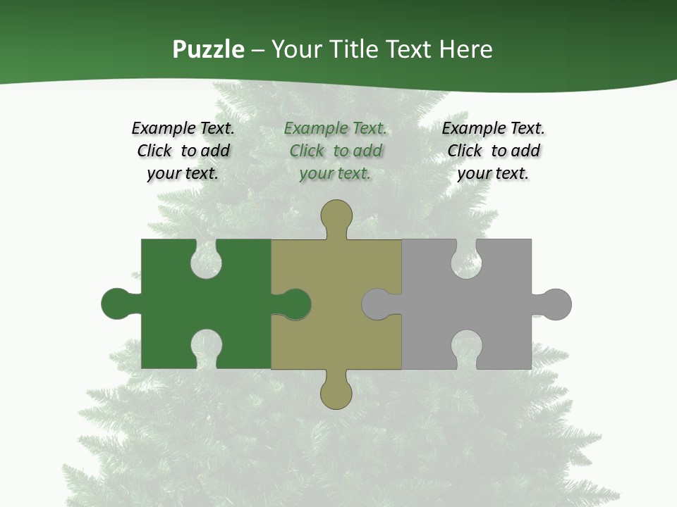 White Holiday Christmas PowerPoint Template