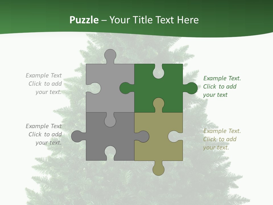 White Holiday Christmas PowerPoint Template