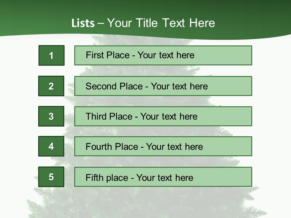 White Holiday Christmas PowerPoint Template