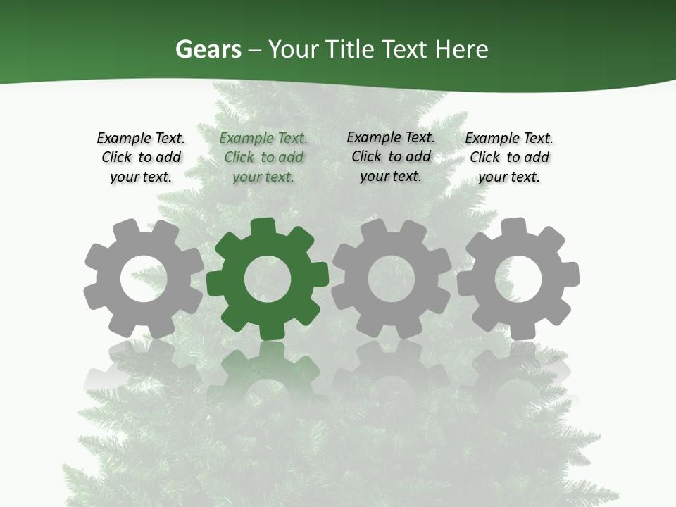 White Holiday Christmas PowerPoint Template