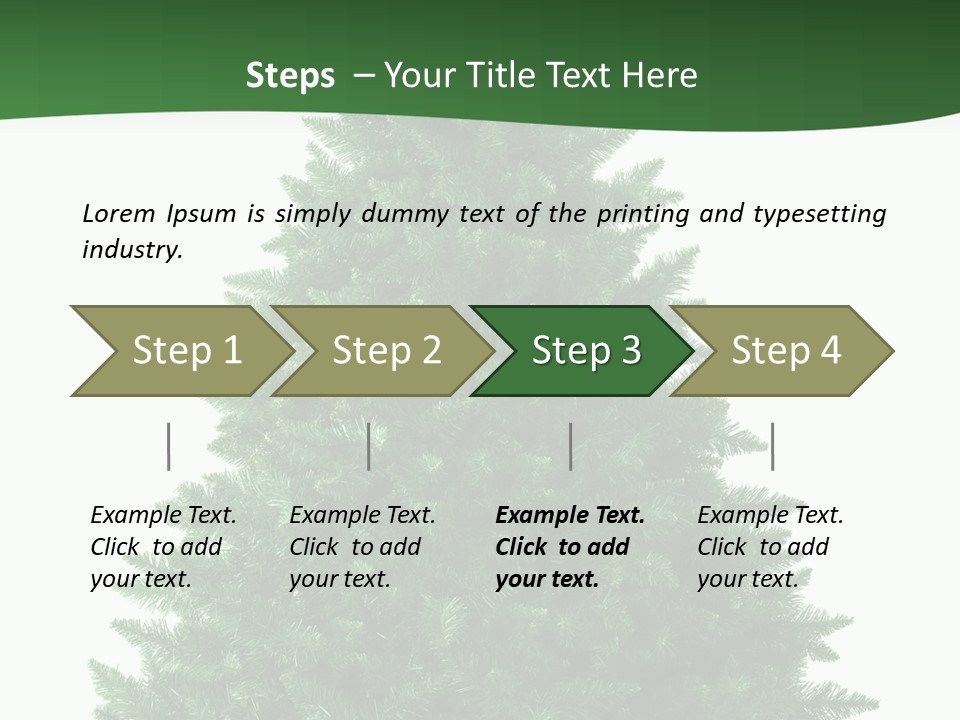 White Holiday Christmas PowerPoint Template