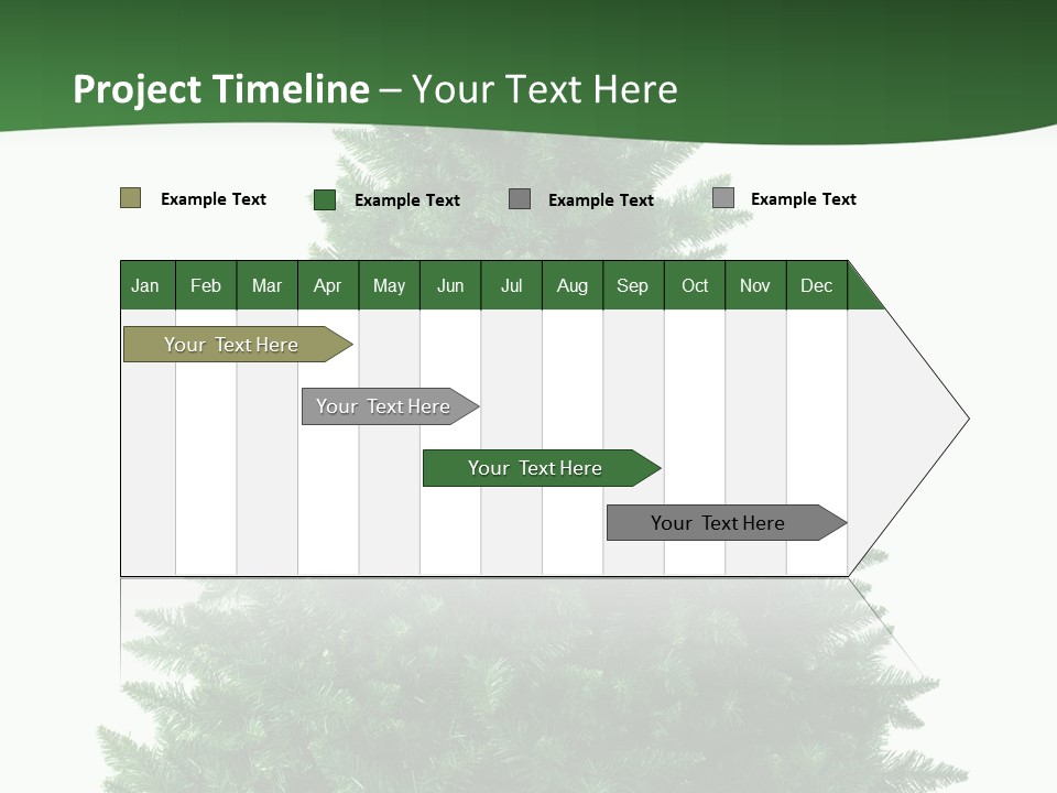 White Holiday Christmas PowerPoint Template