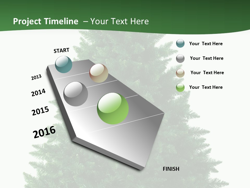 White Holiday Christmas PowerPoint Template