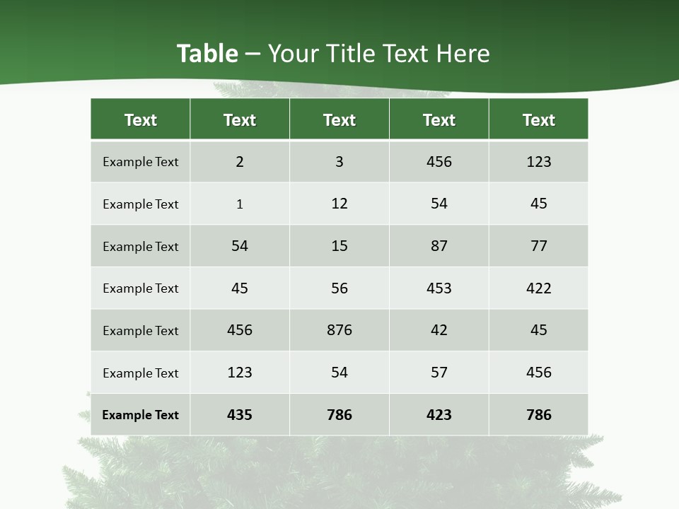 White Holiday Christmas PowerPoint Template