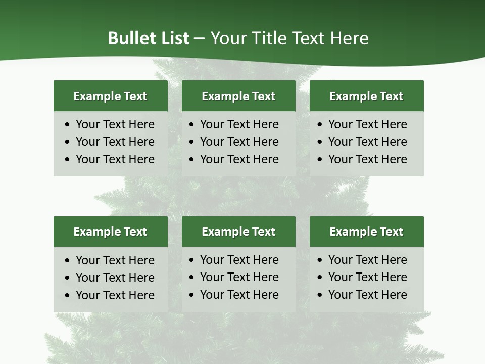 White Holiday Christmas PowerPoint Template