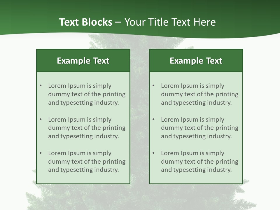 White Holiday Christmas PowerPoint Template