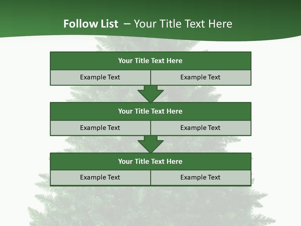 White Holiday Christmas PowerPoint Template