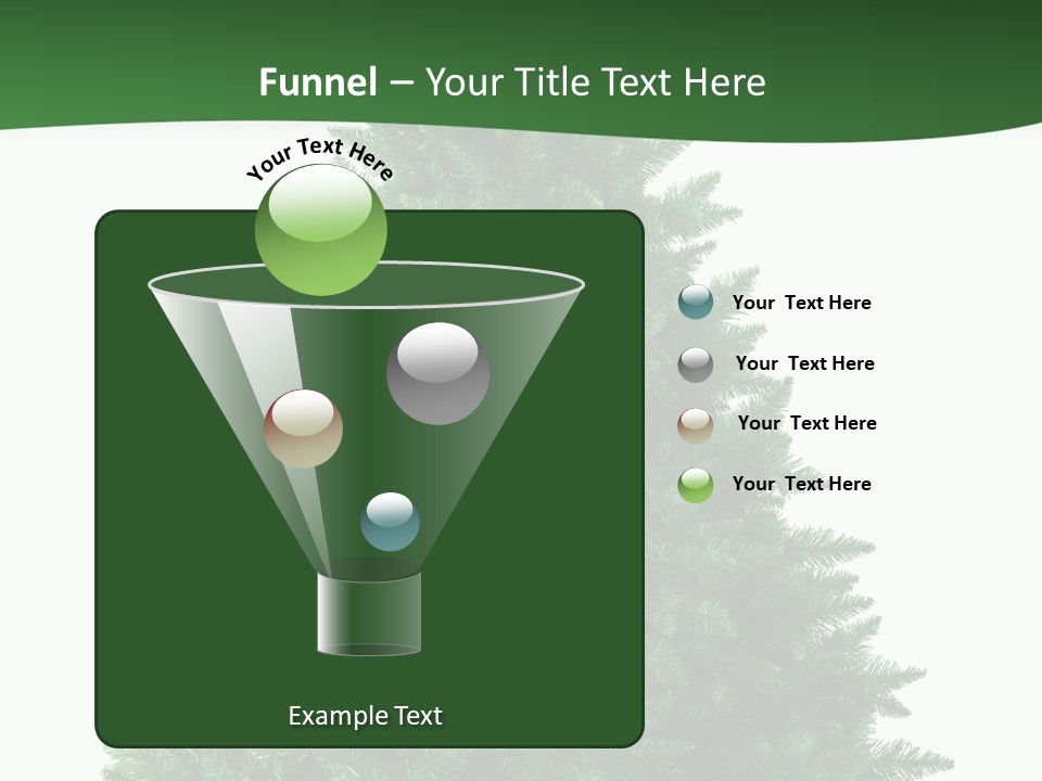 White Holiday Christmas PowerPoint Template