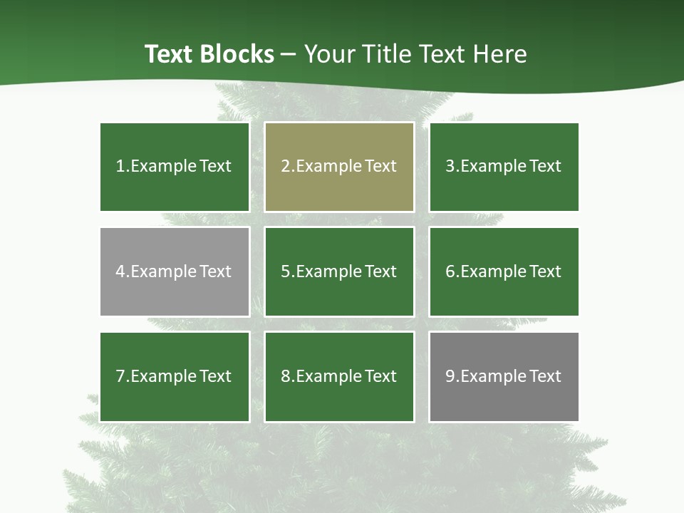 White Holiday Christmas PowerPoint Template