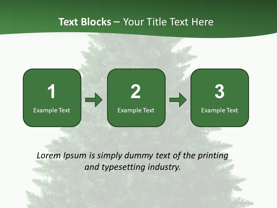 White Holiday Christmas PowerPoint Template