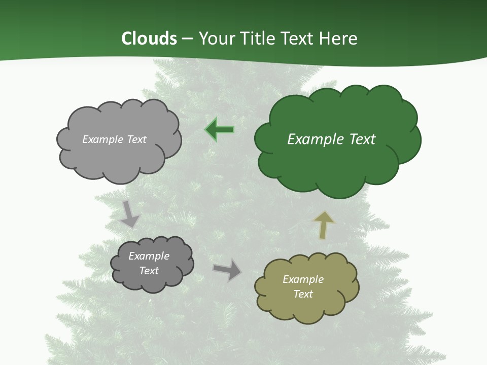 White Holiday Christmas PowerPoint Template