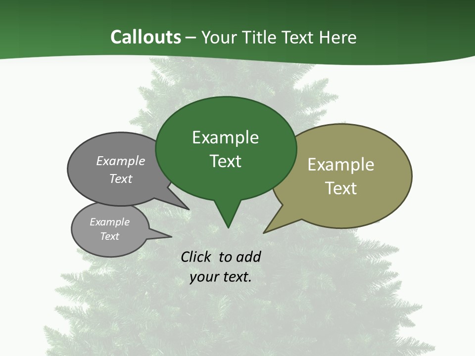 White Holiday Christmas PowerPoint Template