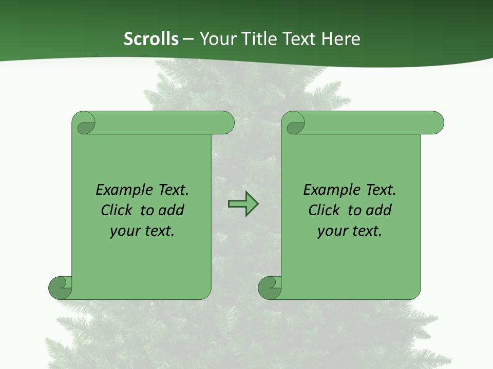 White Holiday Christmas PowerPoint Template