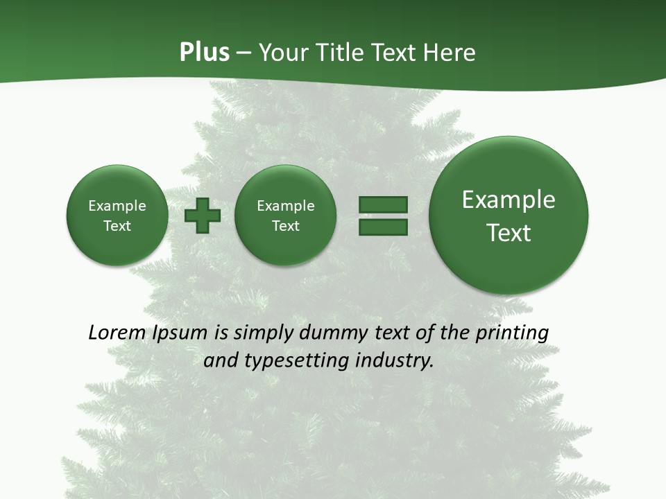 White Holiday Christmas PowerPoint Template