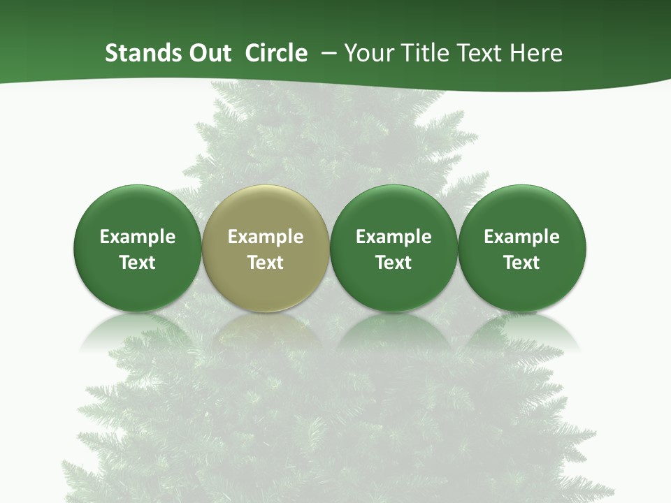 White Holiday Christmas PowerPoint Template