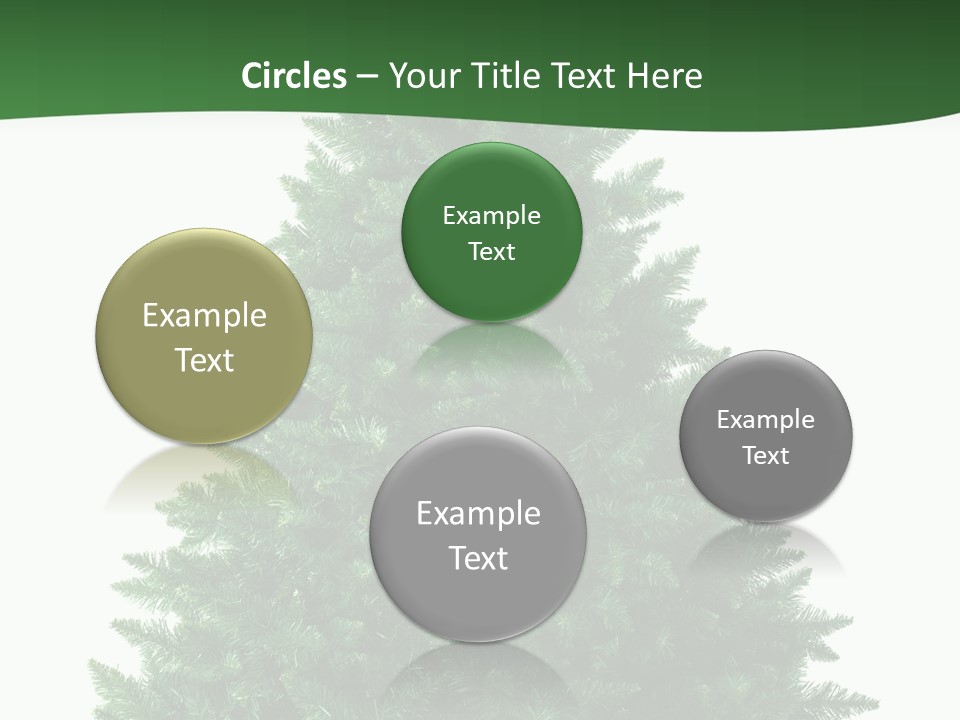 White Holiday Christmas PowerPoint Template