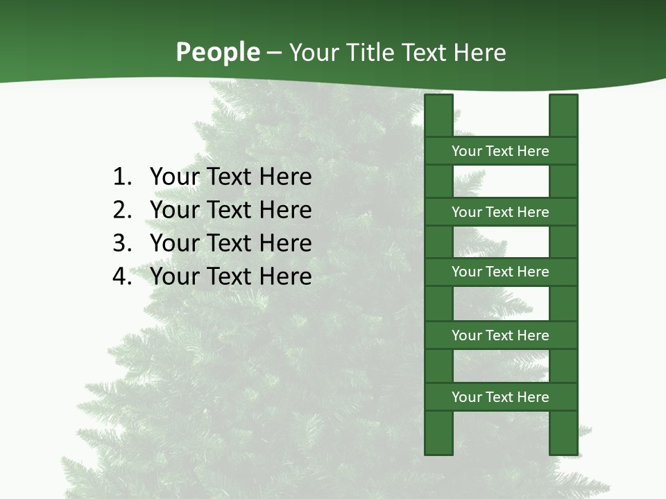 White Holiday Christmas PowerPoint Template