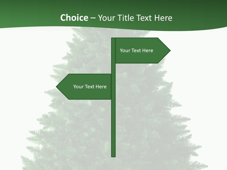 White Holiday Christmas PowerPoint Template