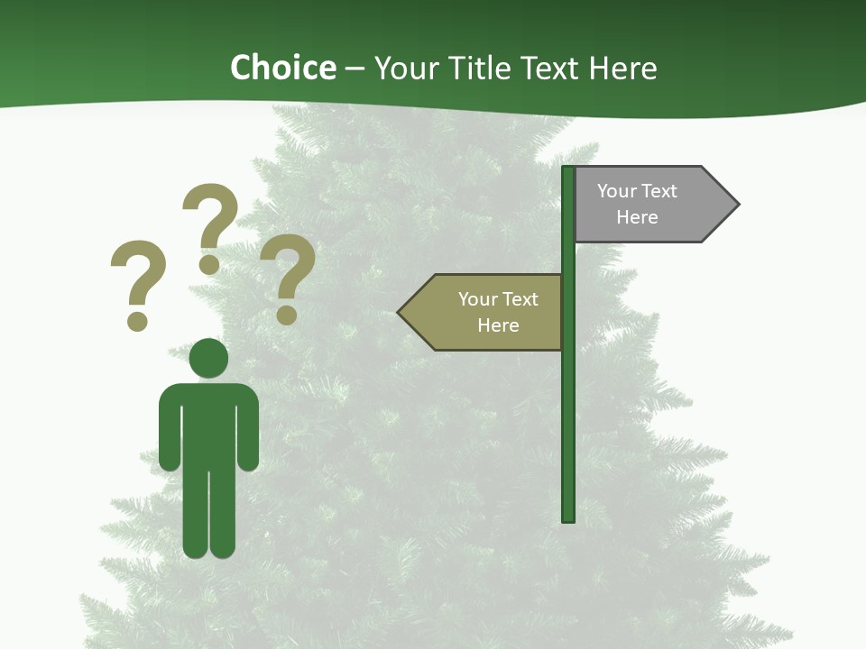 White Holiday Christmas PowerPoint Template