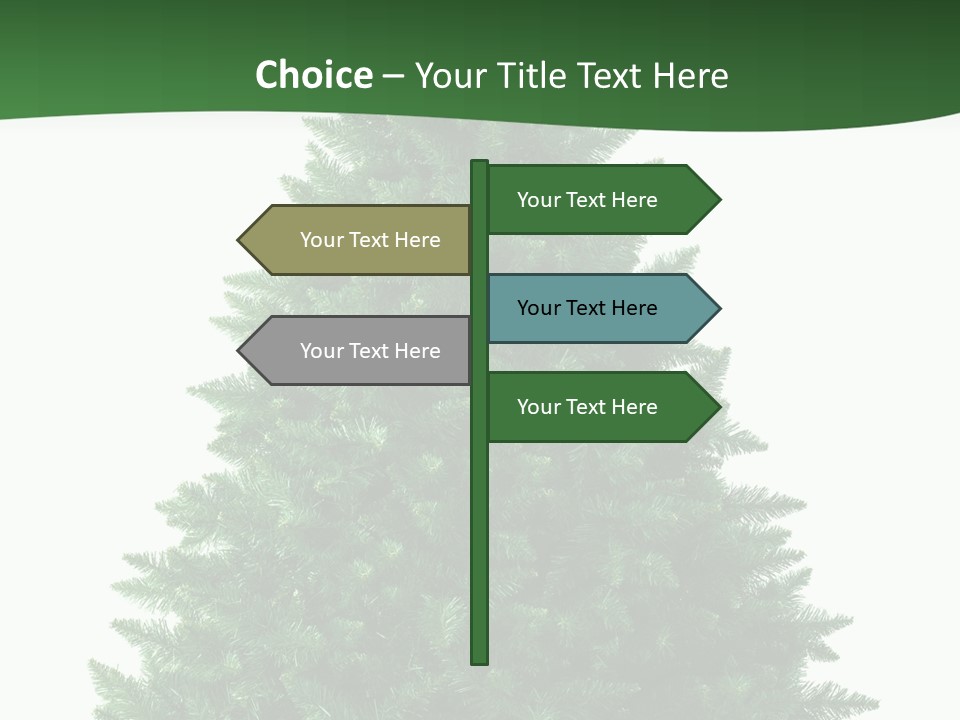 White Holiday Christmas PowerPoint Template