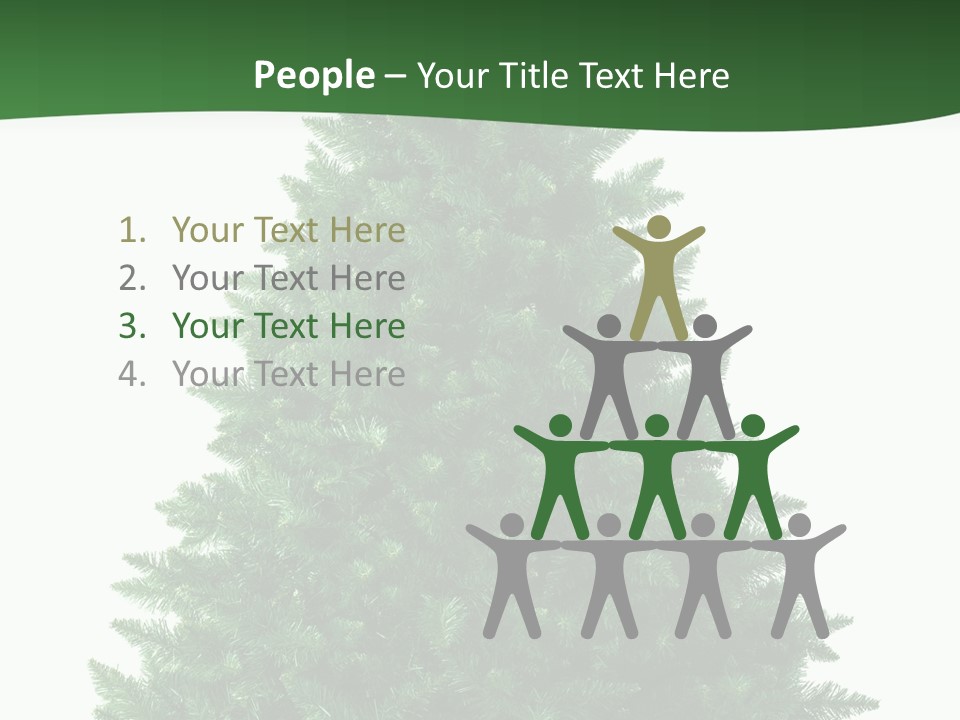 White Holiday Christmas PowerPoint Template