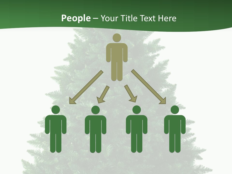 White Holiday Christmas PowerPoint Template