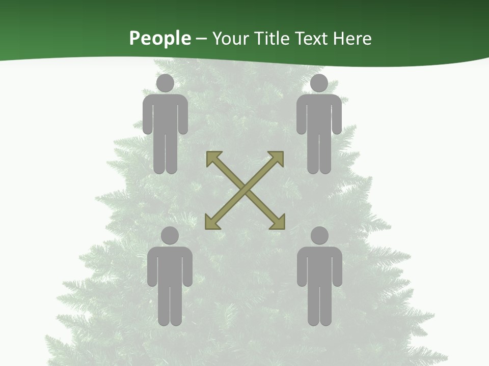 White Holiday Christmas PowerPoint Template