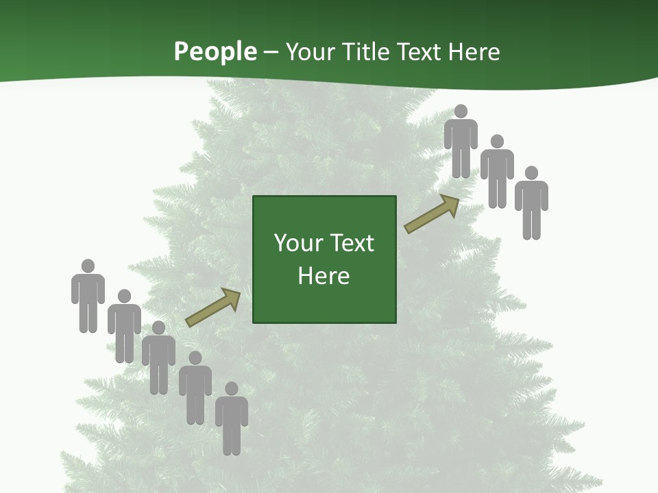 White Holiday Christmas PowerPoint Template