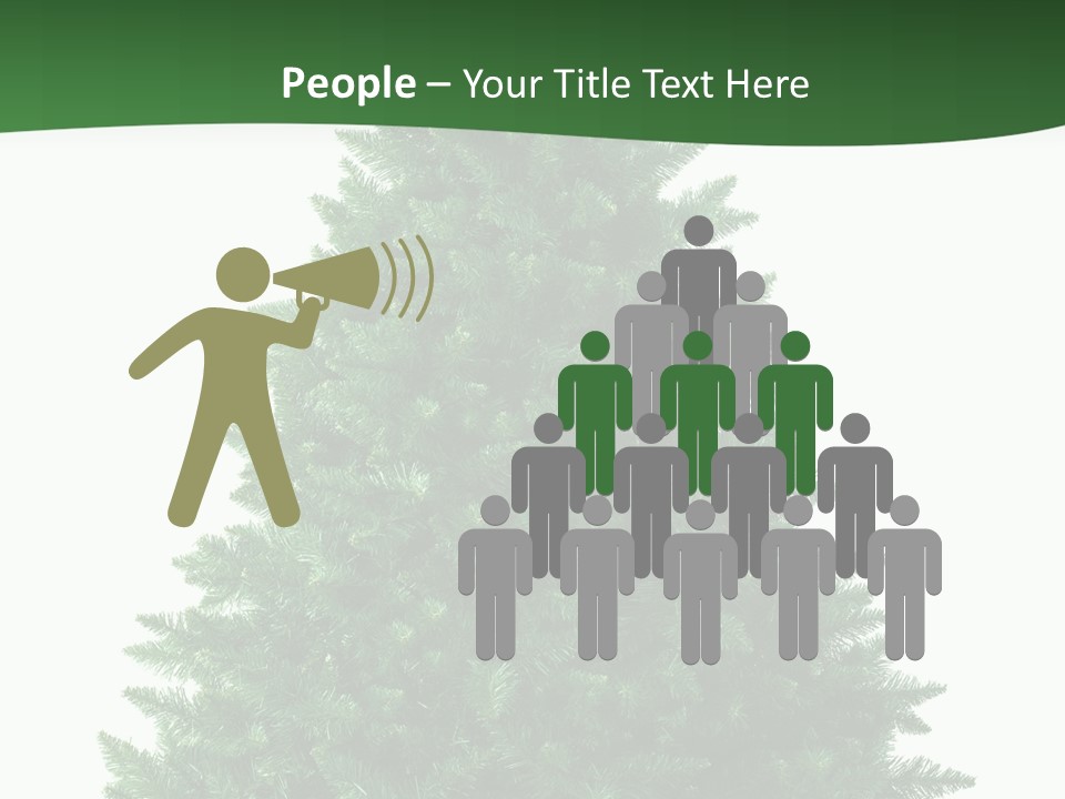 White Holiday Christmas PowerPoint Template