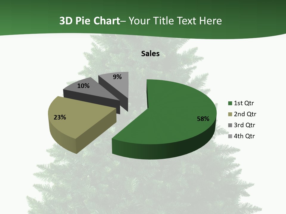 White Holiday Christmas PowerPoint Template