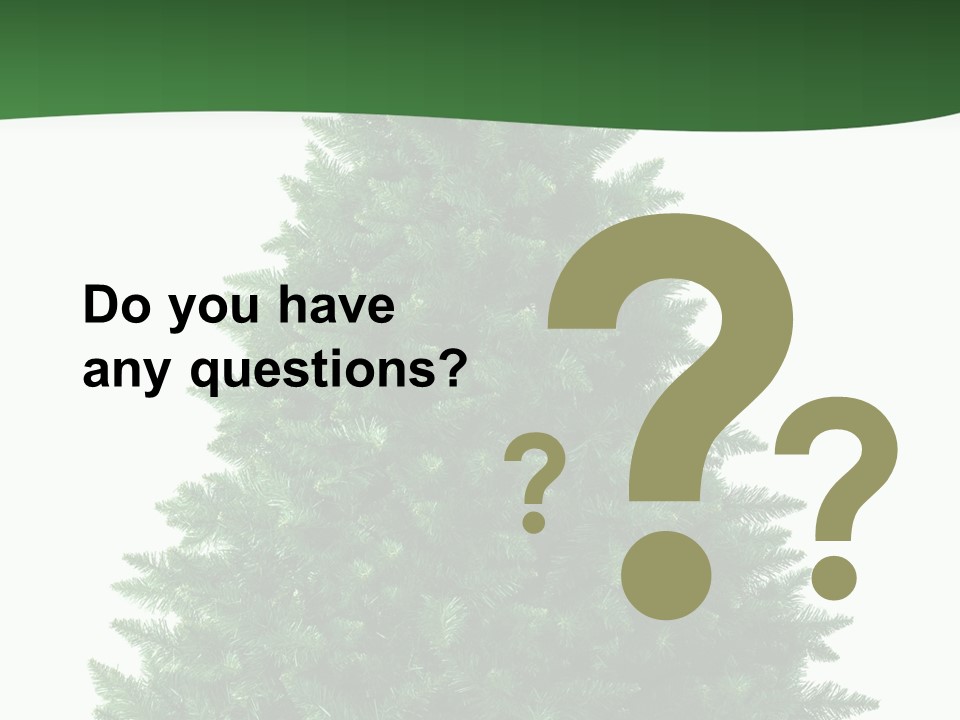 White Holiday Christmas PowerPoint Template