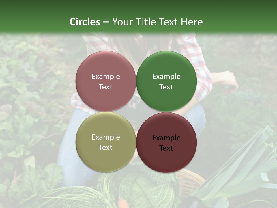 Woman  Smiling PowerPoint Template