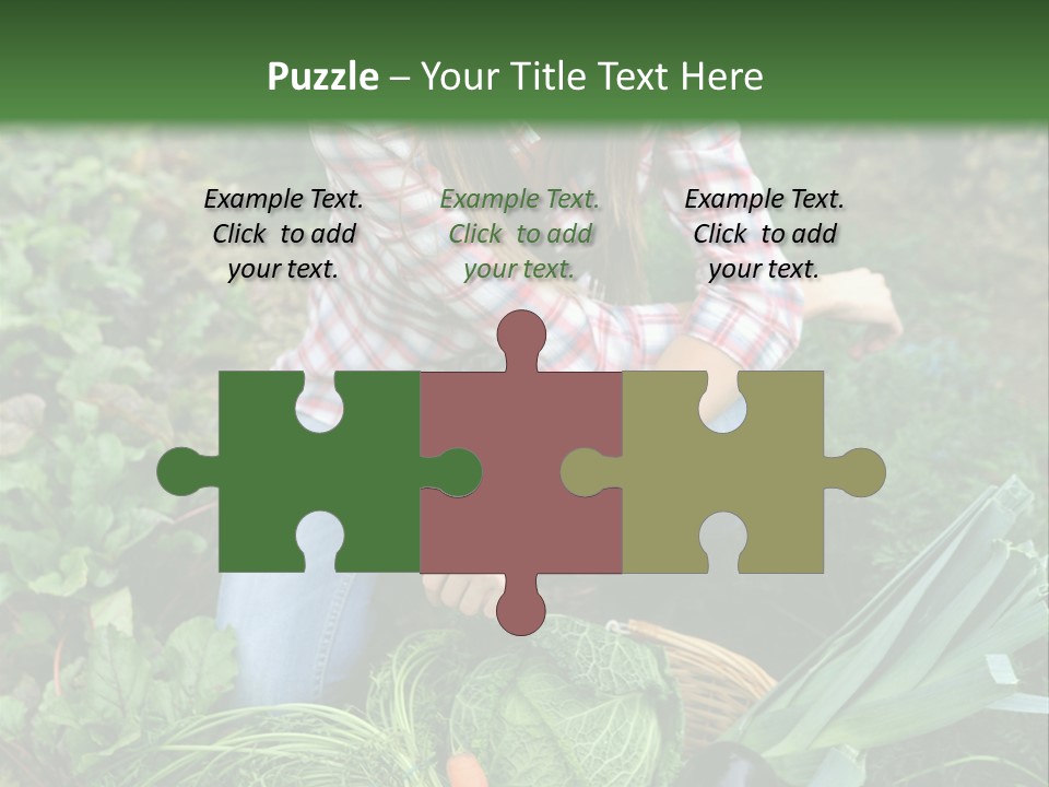 Woman  Smiling PowerPoint Template