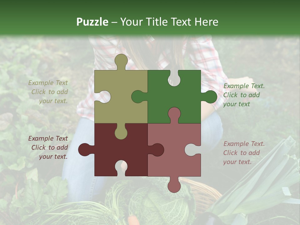 Woman  Smiling PowerPoint Template