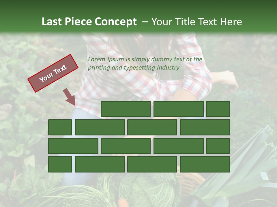 Woman  Smiling PowerPoint Template