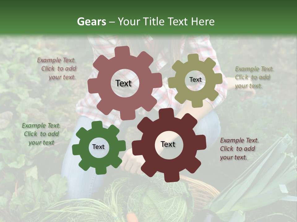 Woman  Smiling PowerPoint Template