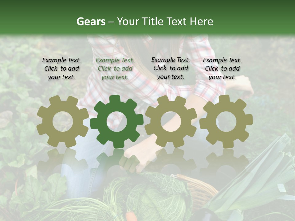 Woman  Smiling PowerPoint Template