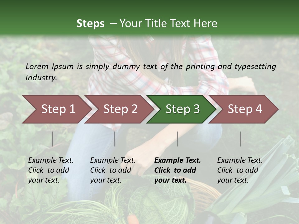 Woman  Smiling PowerPoint Template