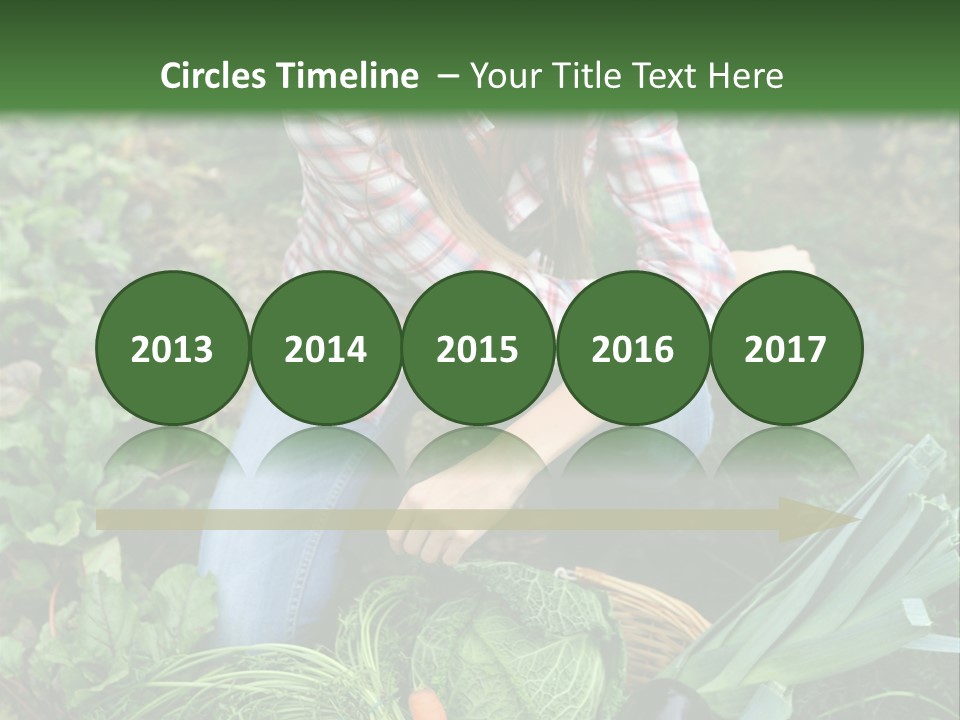 Woman  Smiling PowerPoint Template