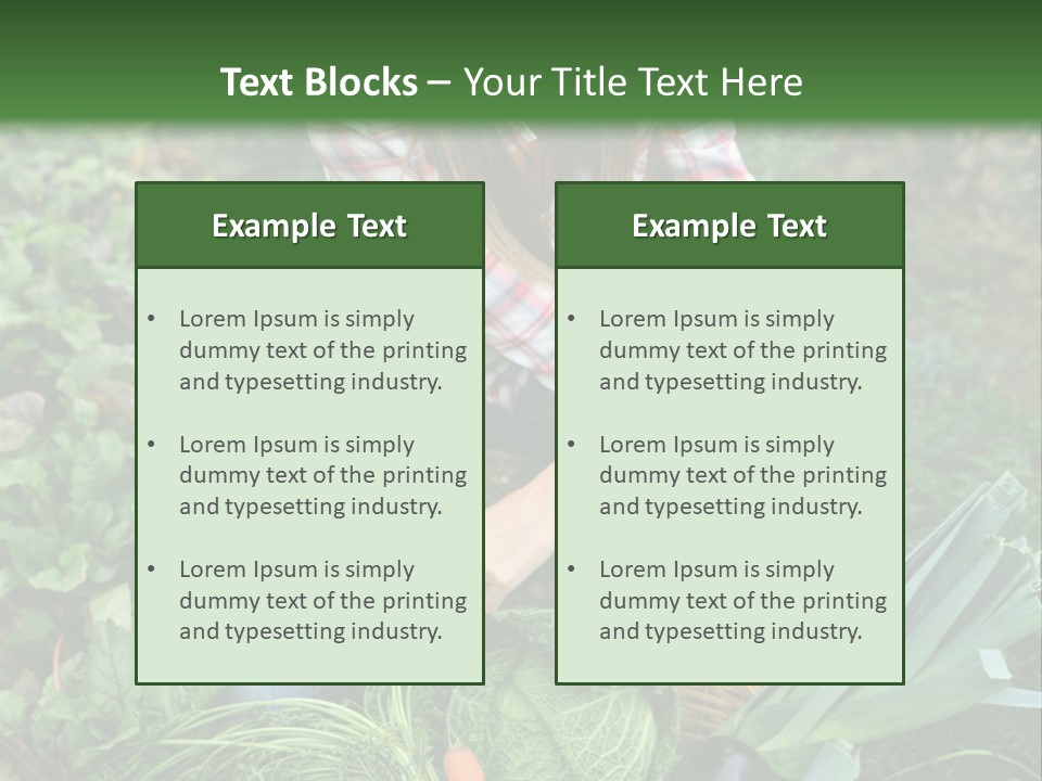 Woman  Smiling PowerPoint Template