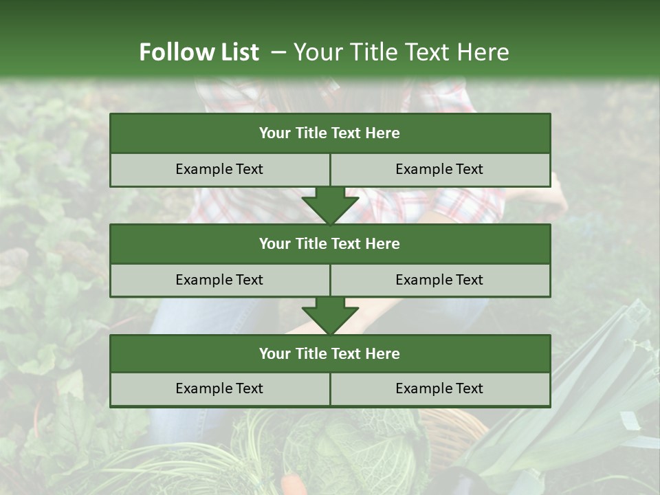 Woman  Smiling PowerPoint Template