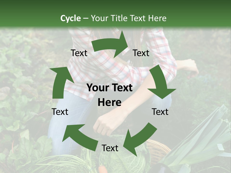 Woman  Smiling PowerPoint Template