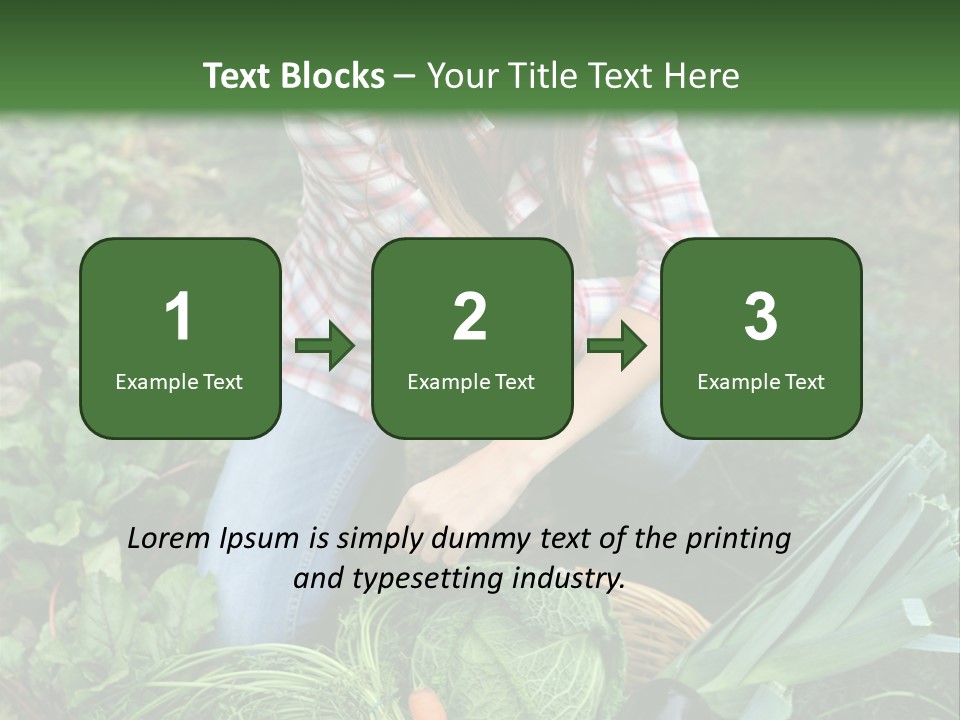 Woman  Smiling PowerPoint Template