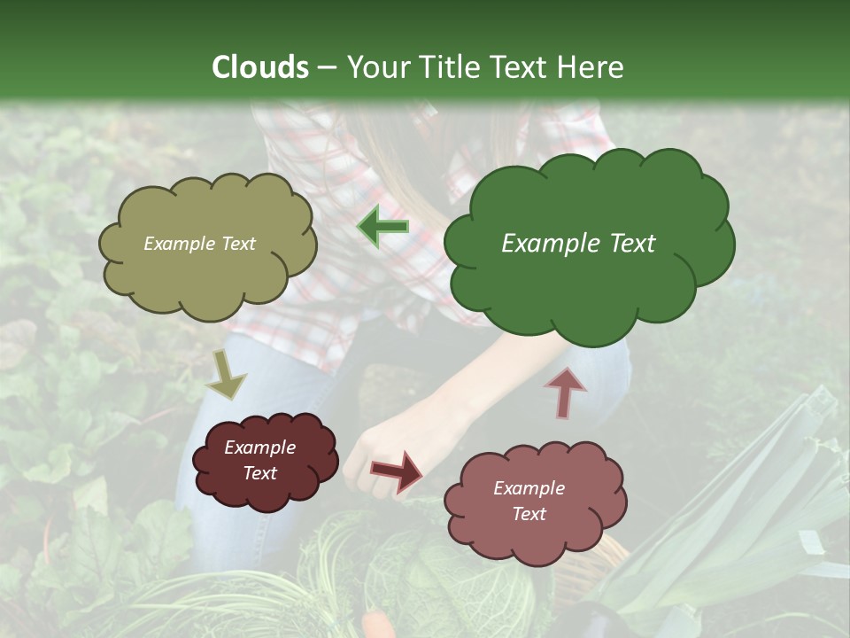 Woman  Smiling PowerPoint Template